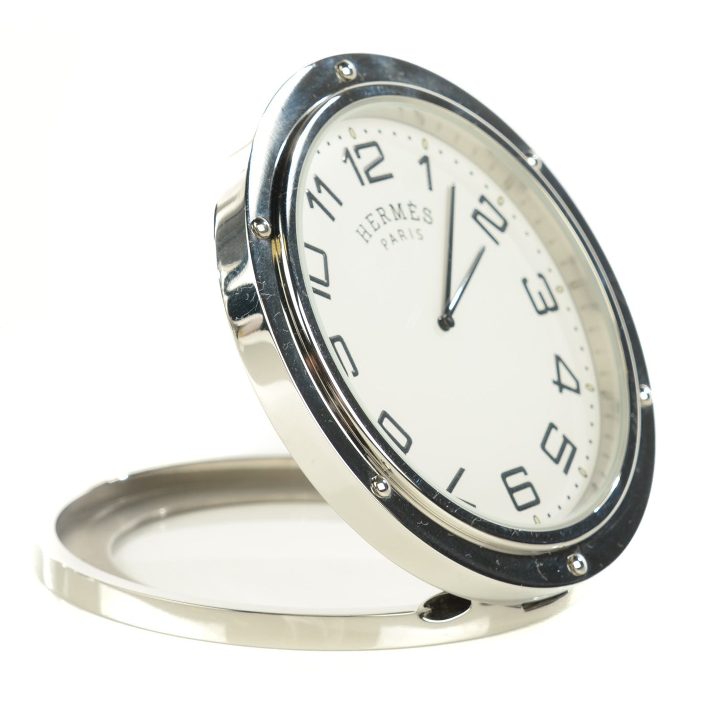 Stainless Steel 48mm Clipper Travel Clock