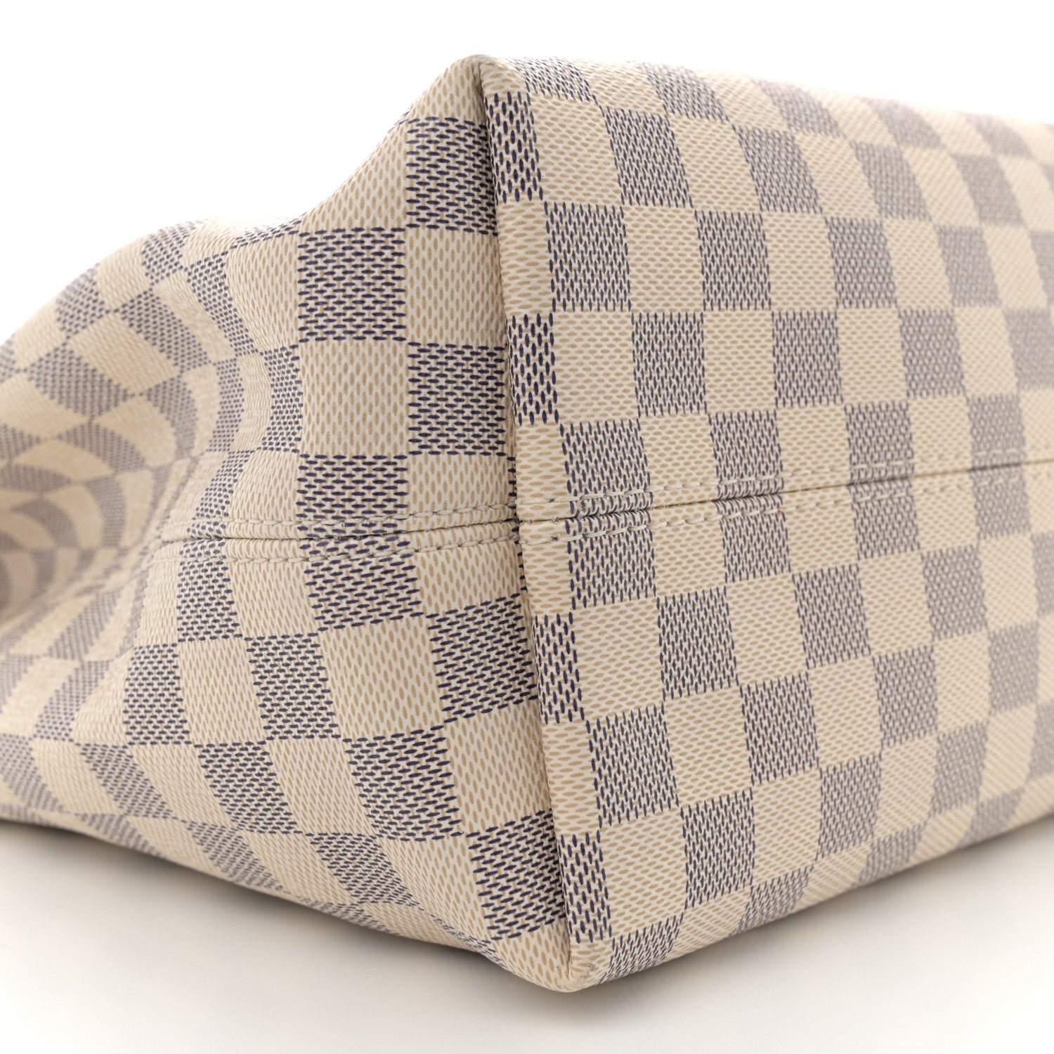 Louis Vuitton Damier Azur Graceful MM Rose Ballerine 8 of 9