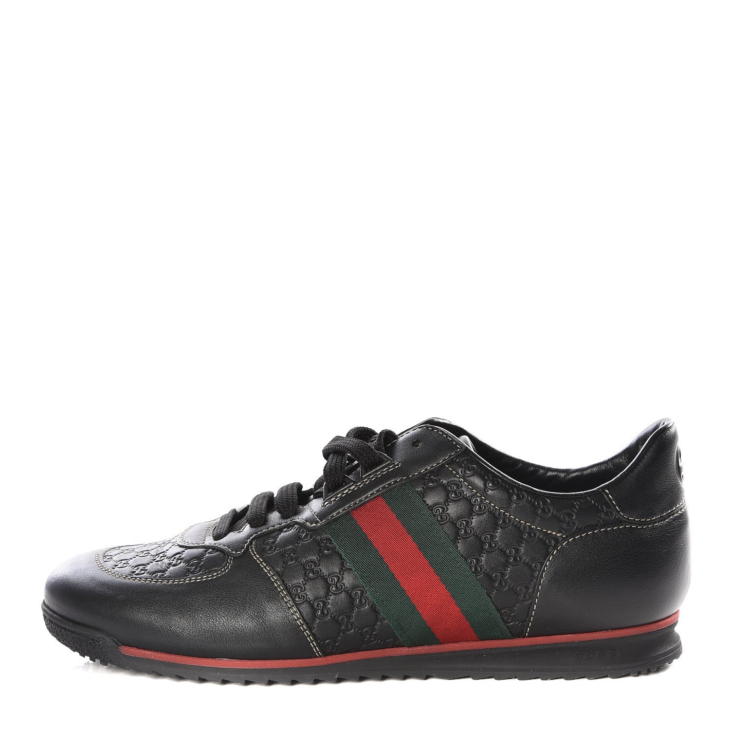 Gucci Microguccissima Web Sneakers 40 Black 1 of 13