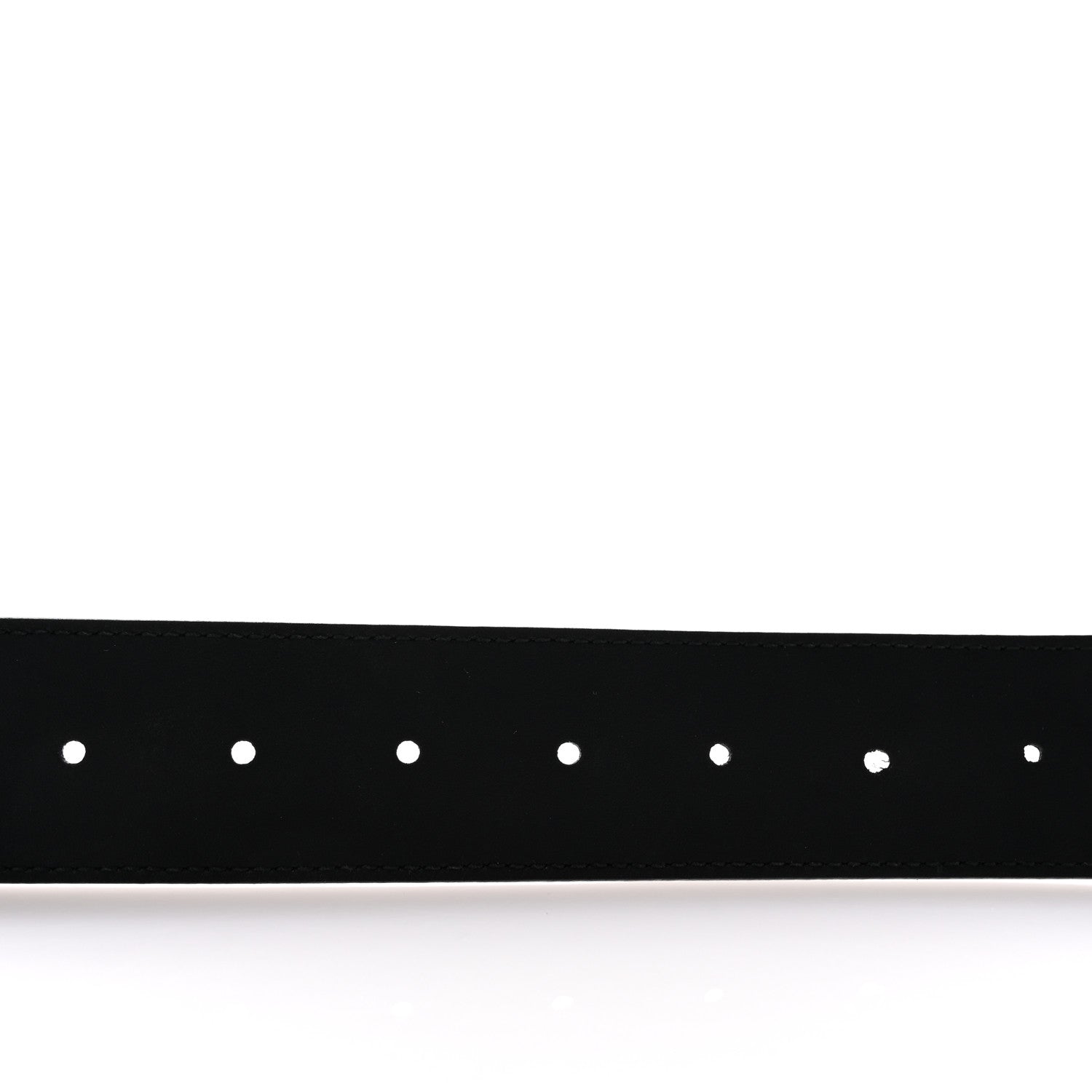 Gucci Textured Calfskin Double G 40mm Belt 80 32 Black 4 of 5