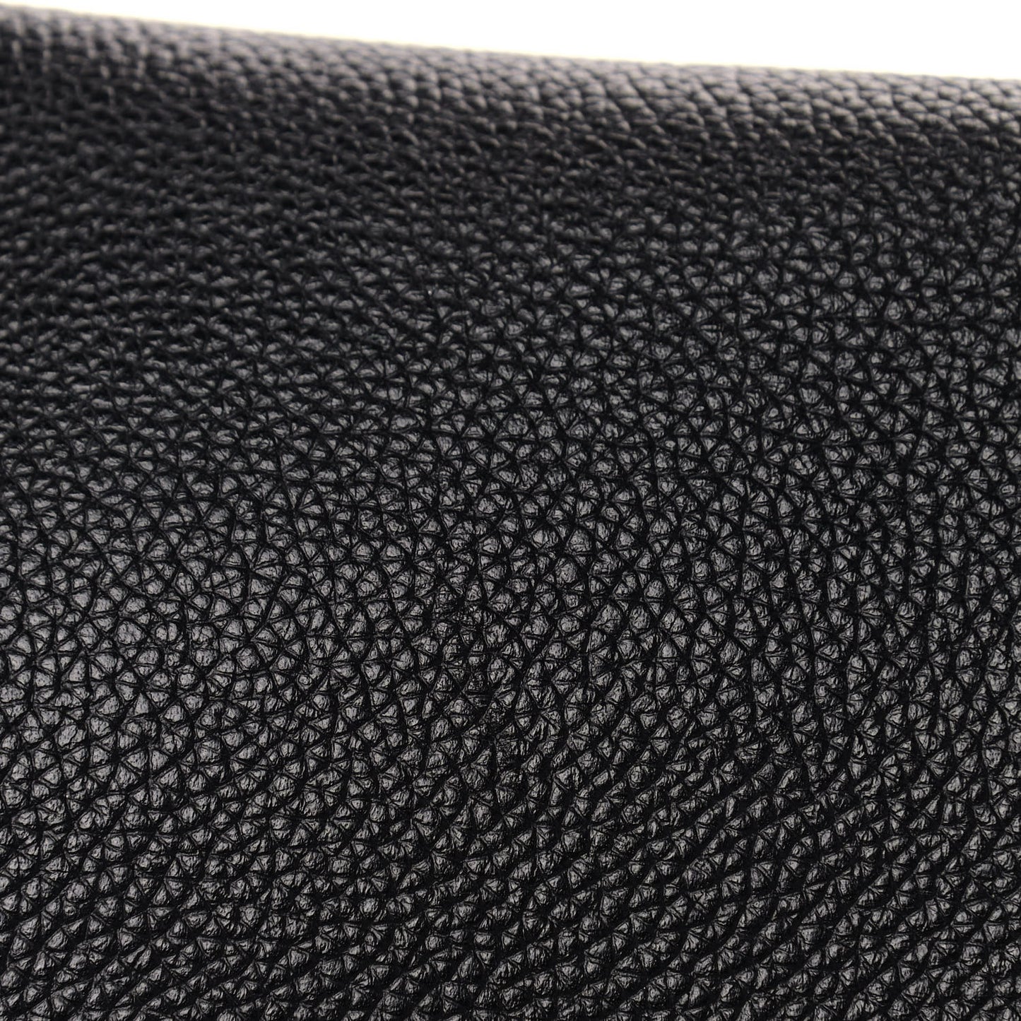 Grained Calfskin Large Jennifer Crossbody Bag Black