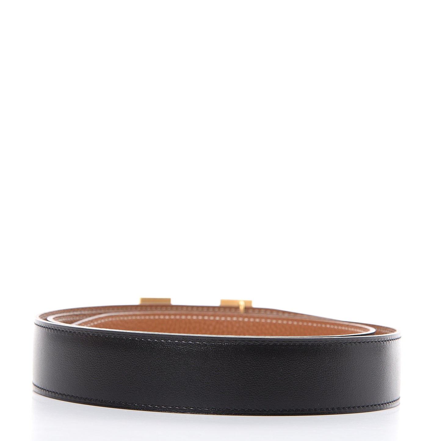 Box 135 Togo 32mm H Belt 95 Black Gold