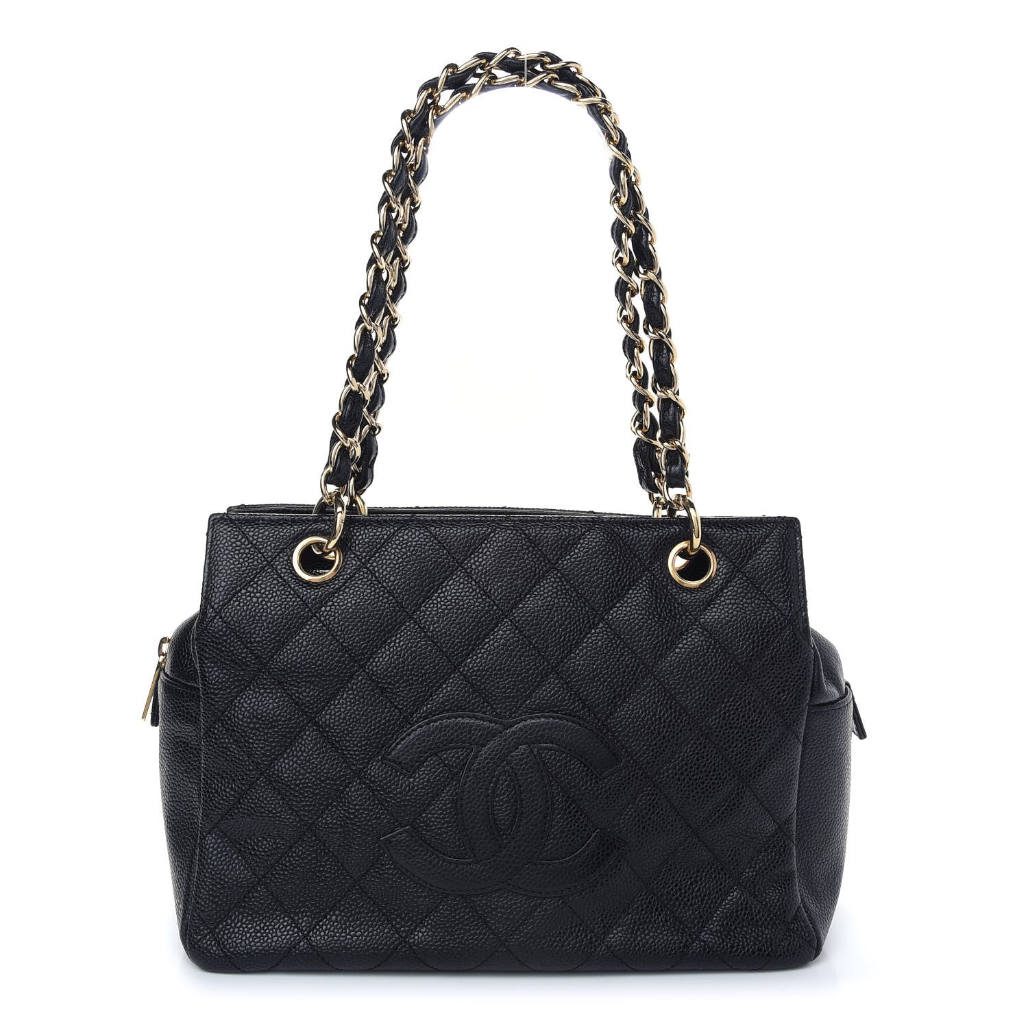 Chanel Caviar Quilted Petit Timeless Tote PTT Black 1 of 10