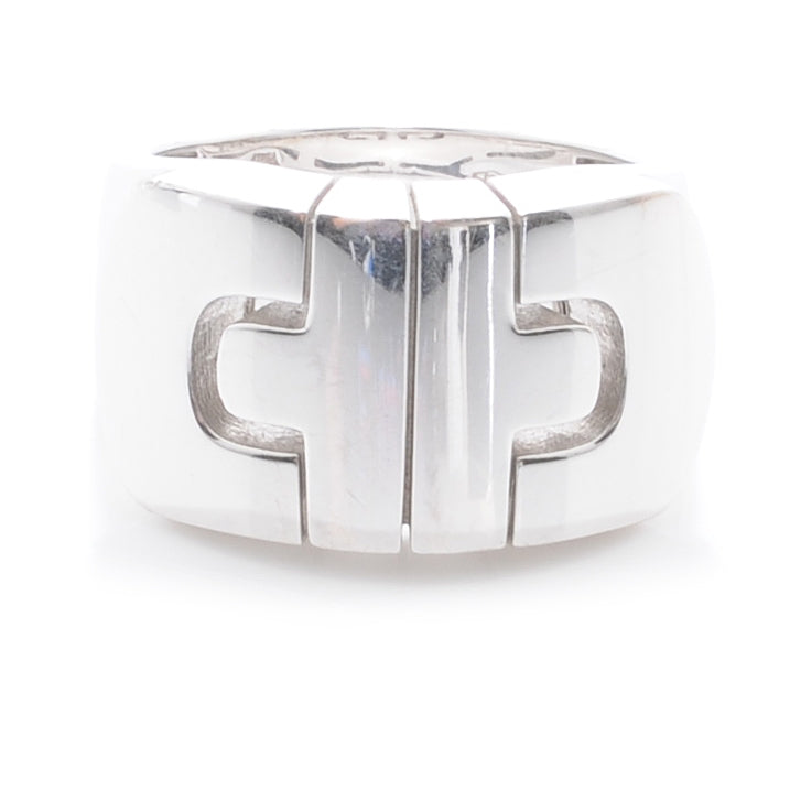 Bulgari BVLGARI 18k White Gold Parentesi Ring 7.5 3 of 6