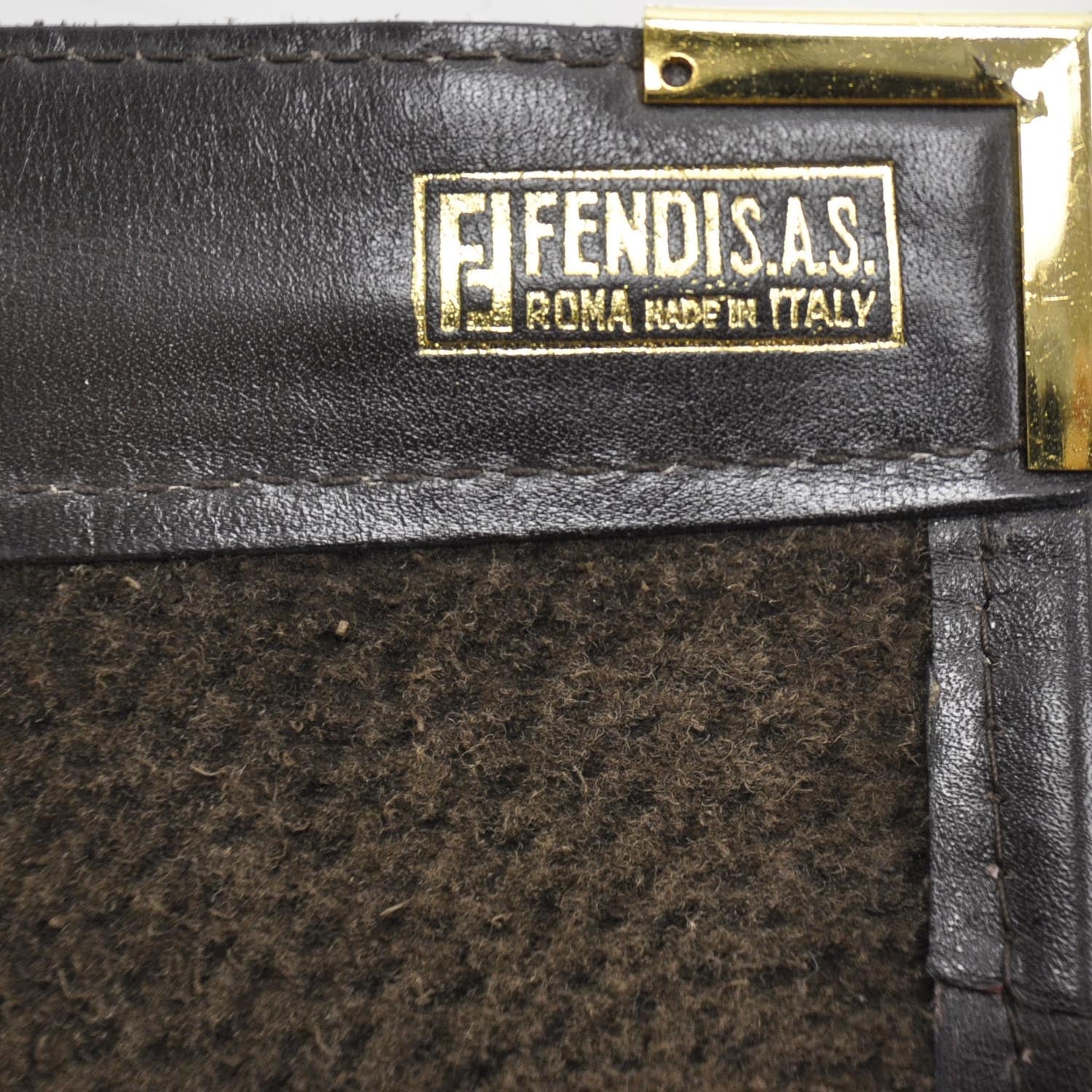 Fendi Zucca El Clasico Clutch Tobacco 7 of 7
