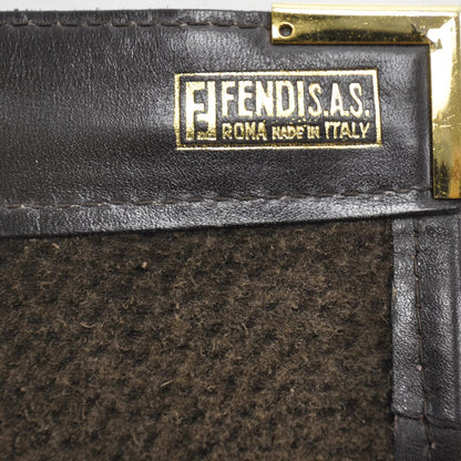 Fendi Zucca El Clasico Clutch Tobacco 7 of 7