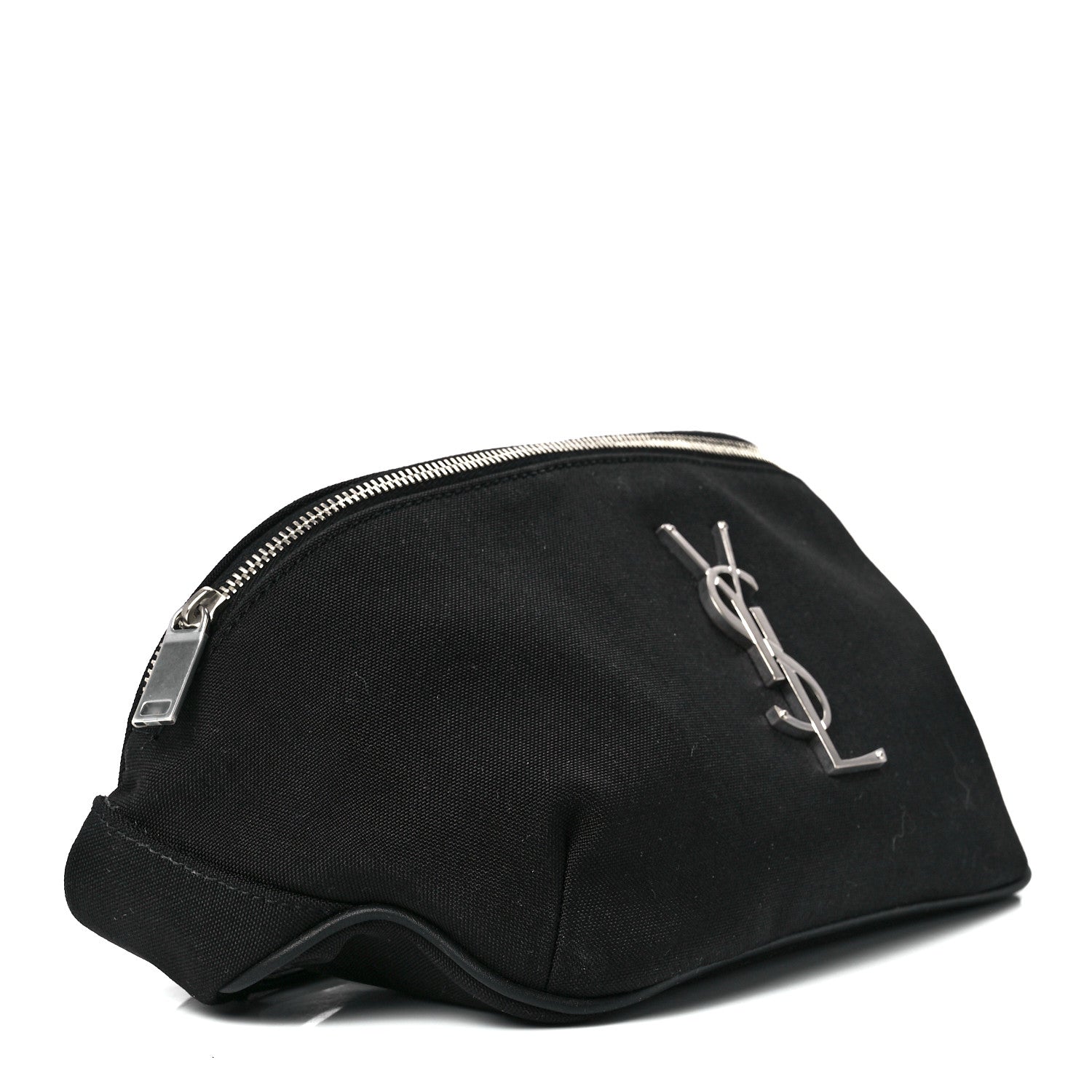 Saint Laurent Canvas Monogram Belt Bag Black 5 of 12