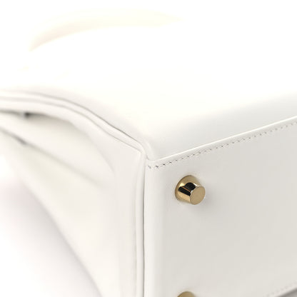 Hermes Swift Kelly Retourne 25 New White 11 of 13