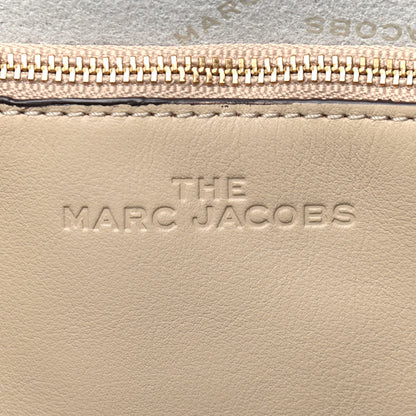 Marc Jacobs Calfskin Kiss Lock Color Block tote White Beige 7 of 10