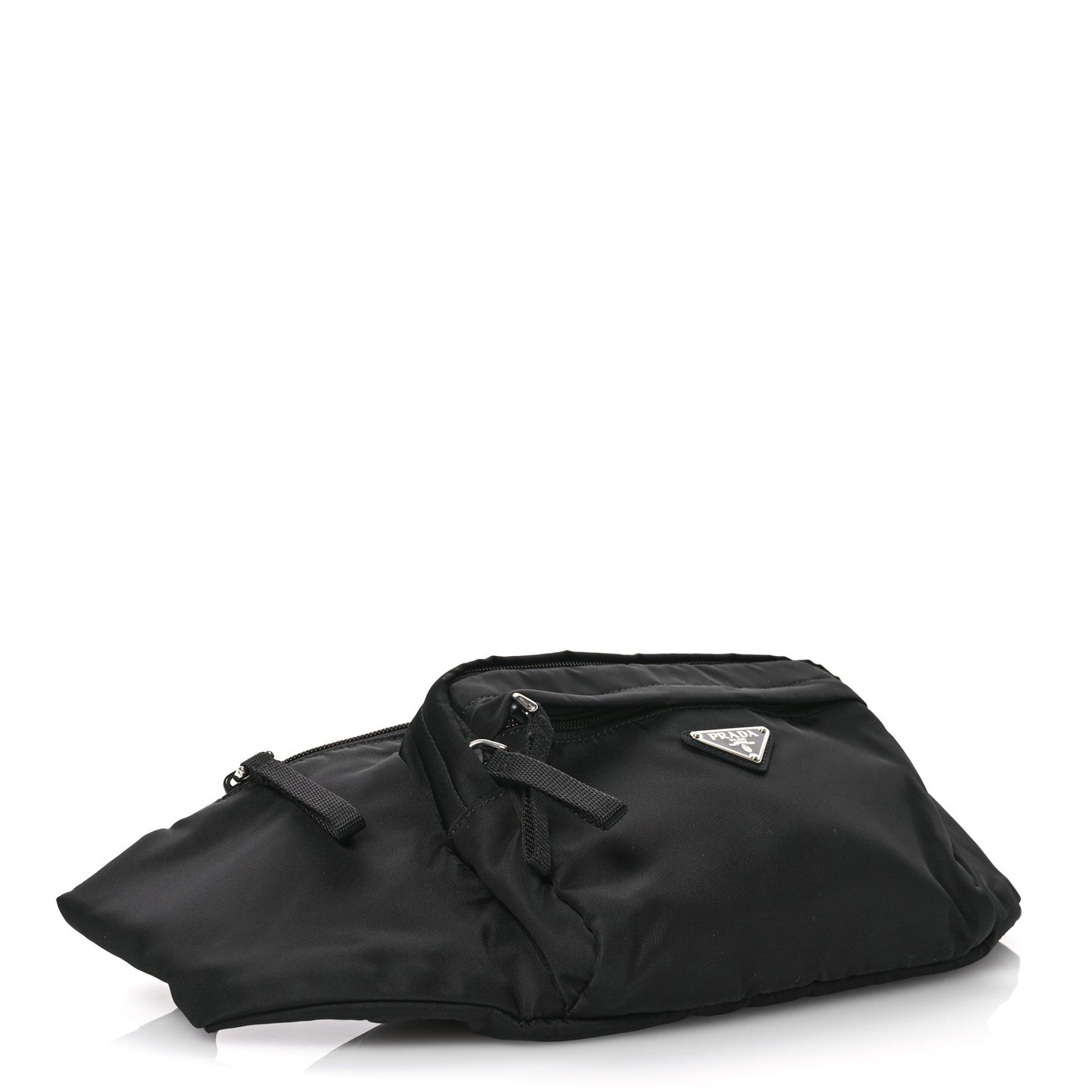 Tessuto Nylon Saffiano Belt Bag Black
