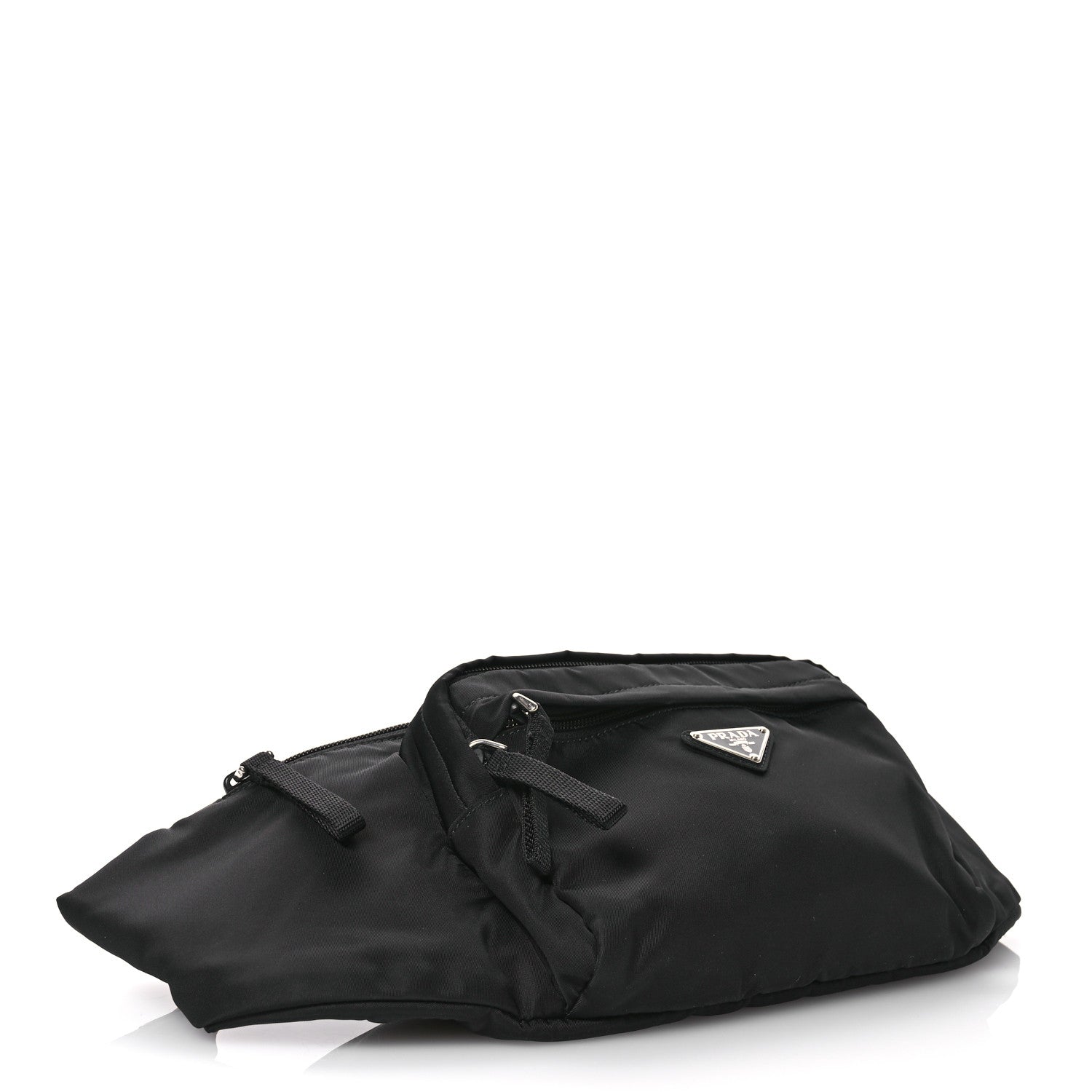 Prada Tessuto Nylon Saffiano Belt Bag Black 4 of 11