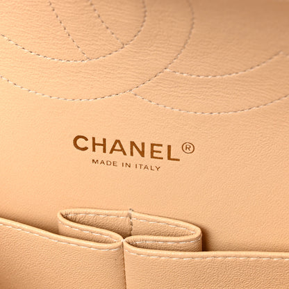 Chanel Caviar Quilted Jumbo Double Flap Beige 6 of 10