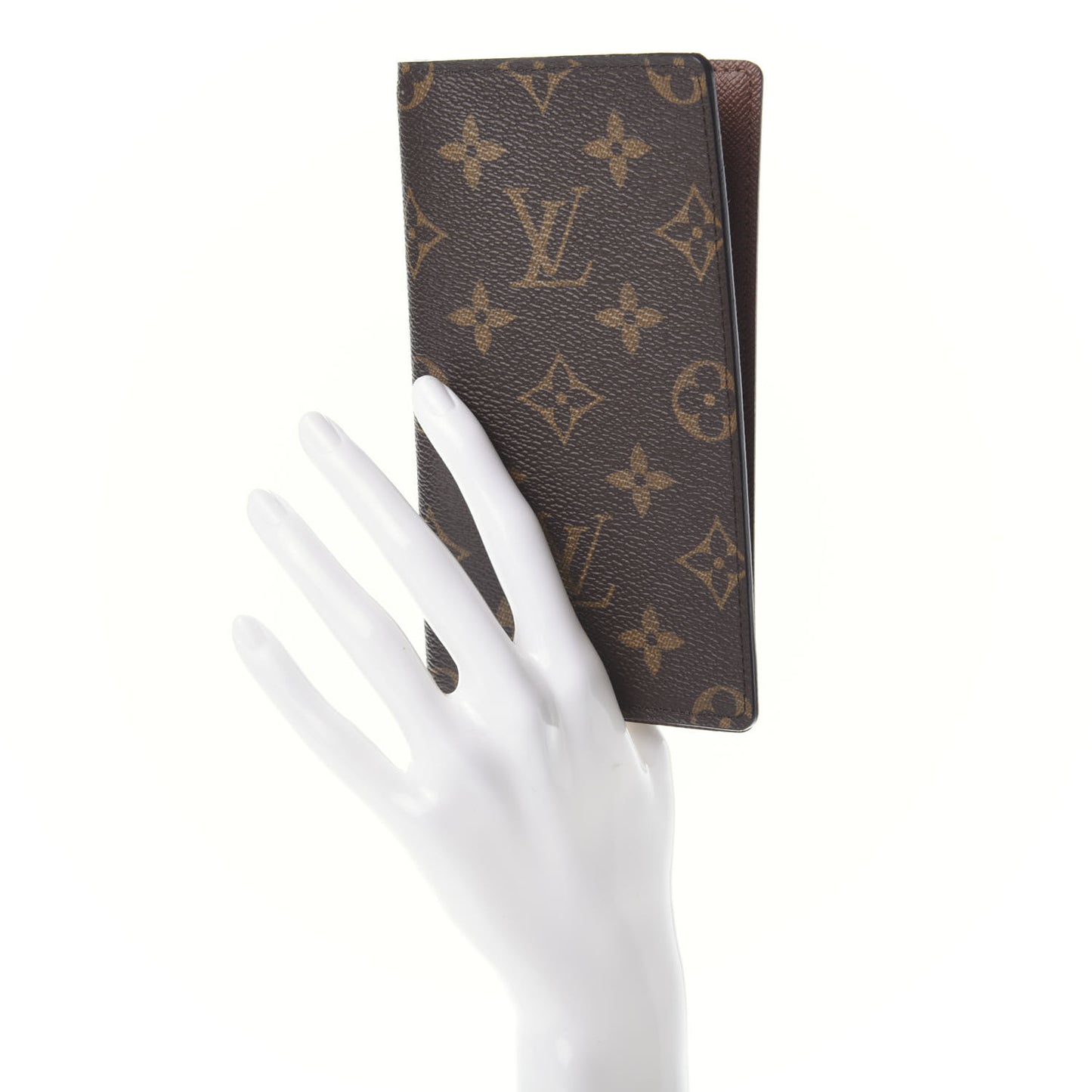 Monogram Checkbook Holder Case Wallet