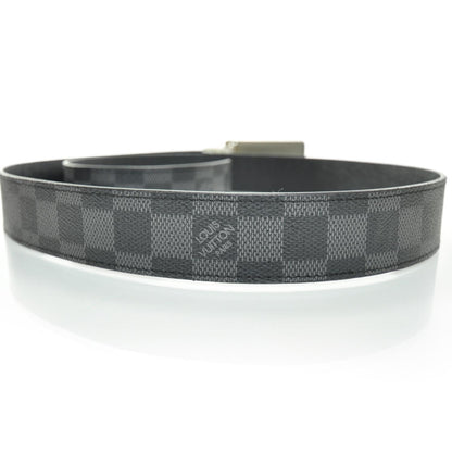 Louis Vuitton Damier Graphite Inventeur Reversible Belt 100 40 4 of 7