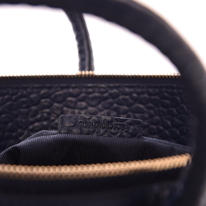 Burberry Heritage Grain Check Embossed Medium Dewsbury Tote Blue Carbon 8 of 8
