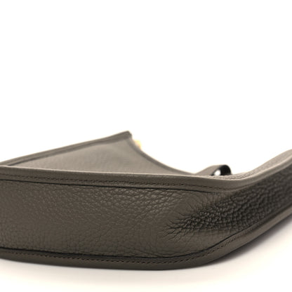 Hermes Taurillon Clemence Evelyne TPM Vert Bronze 7 of 7