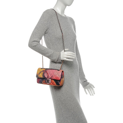 Chanel Printed Lambskin Quilted Small Flower Power Flap 2 of 7