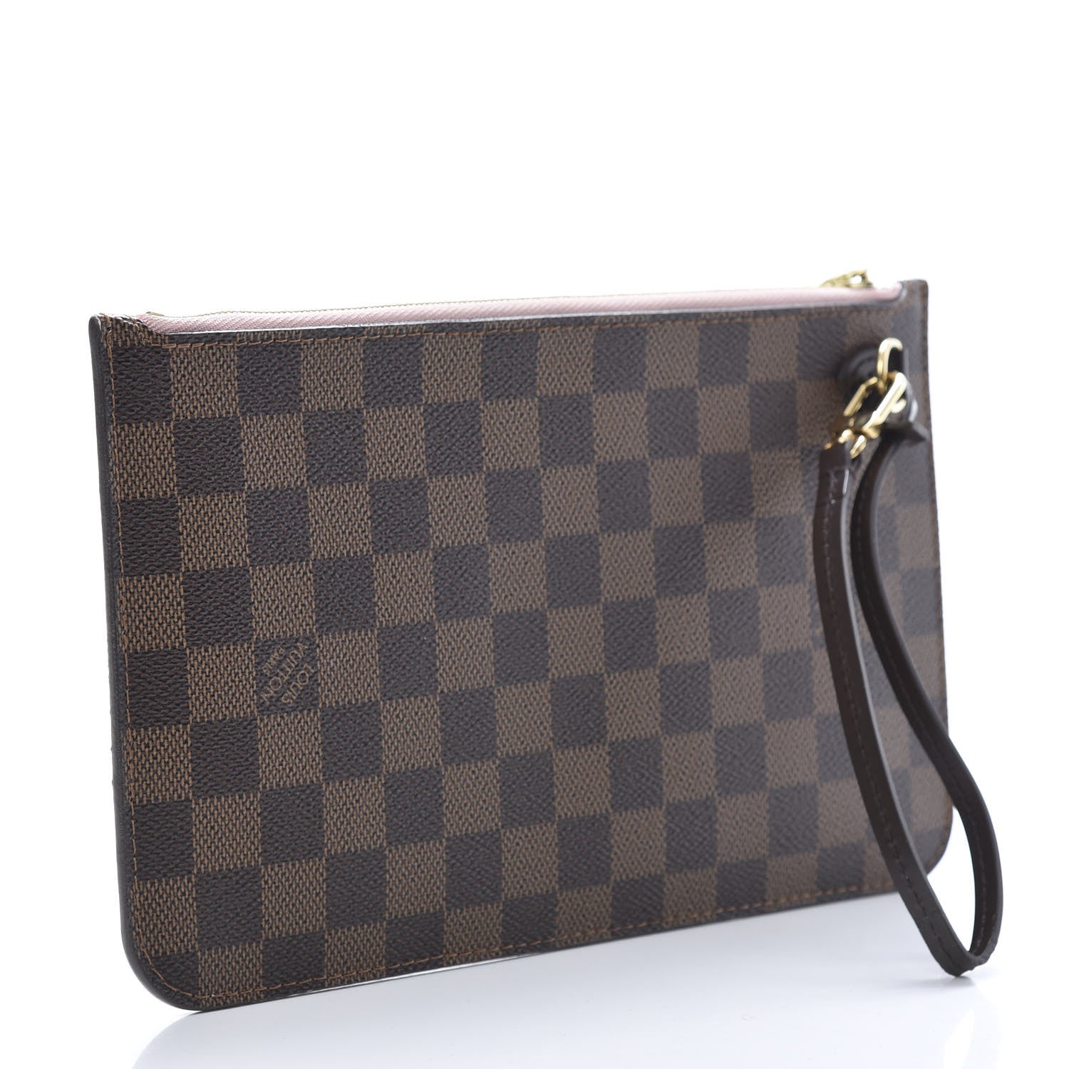 Louis Vuitton Damier Ebene Neverfull MM GM Pochette Rose Ballerine 3 of 14