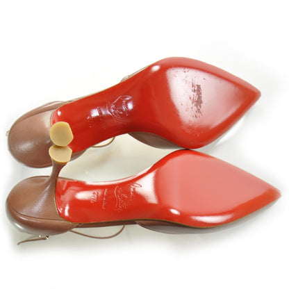 Christian Louboutin Leather Divi 70 Heels 37.5 5 of 7
