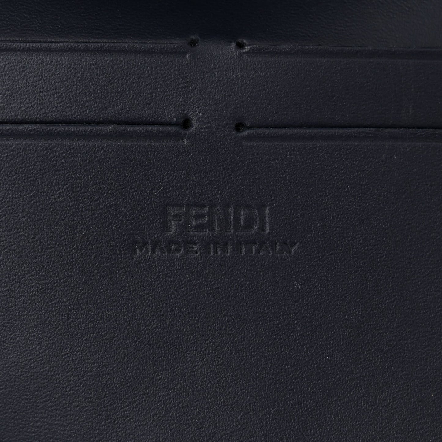 Vitello King FF Lines Embossed Baguette Soft Trunk Midnight