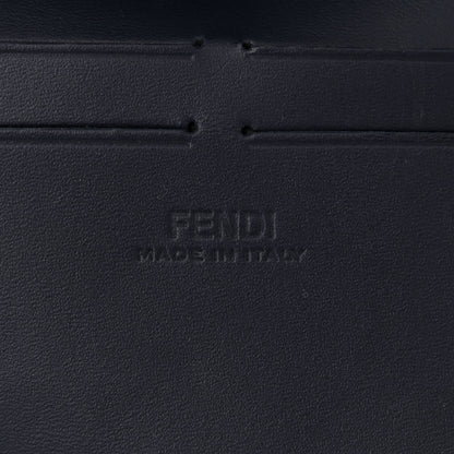 Fendi Vitello King FF Lines Embossed Baguette Soft Trunk Midnight 6 of 10