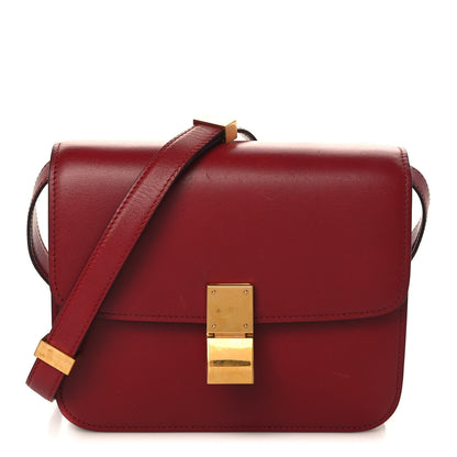 Celine Box Calfskin Teen Classic Box Flap Bag Red 1 of 11