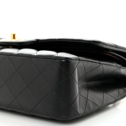 Chanel Lambskin Quilted Medium Double Flap Black 10 of 10