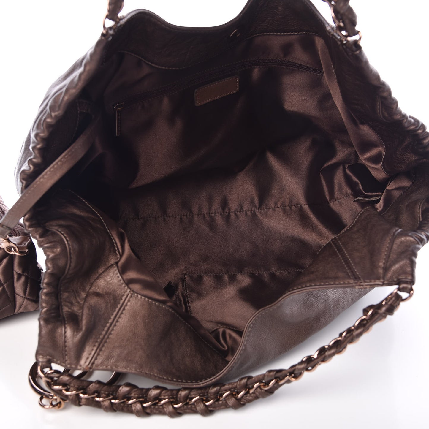 Metallic Calfskin Baby Coco Cabas Bronze