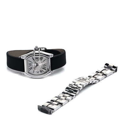 Cartier Stainless Steel Satin 31mm Roadster Quartz Watch White 5 of 5