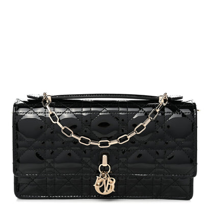 Christian Dior Patent Cannage Mini My Dior Bag Black 1 of 10