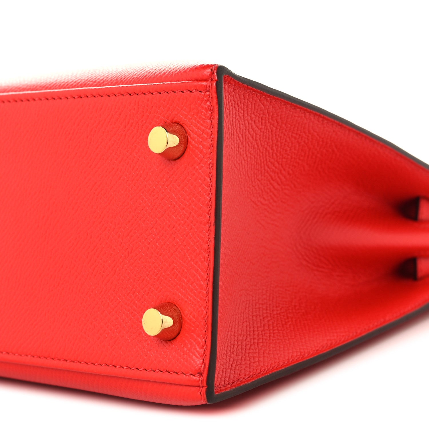 Hermes Epsom Kelly Sellier 25 Rouge De Coeur 10 of 10