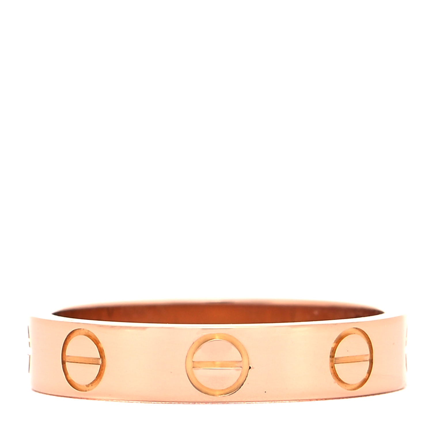 Cartier 18K Pink Gold 3.5mm LOVE Wedding Band Ring 48 4.5 3 of 5
