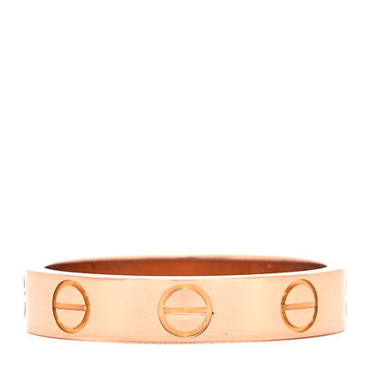 Cartier 18K Pink Gold 3.5mm LOVE Wedding Band Ring 48 4.5 3 of 5