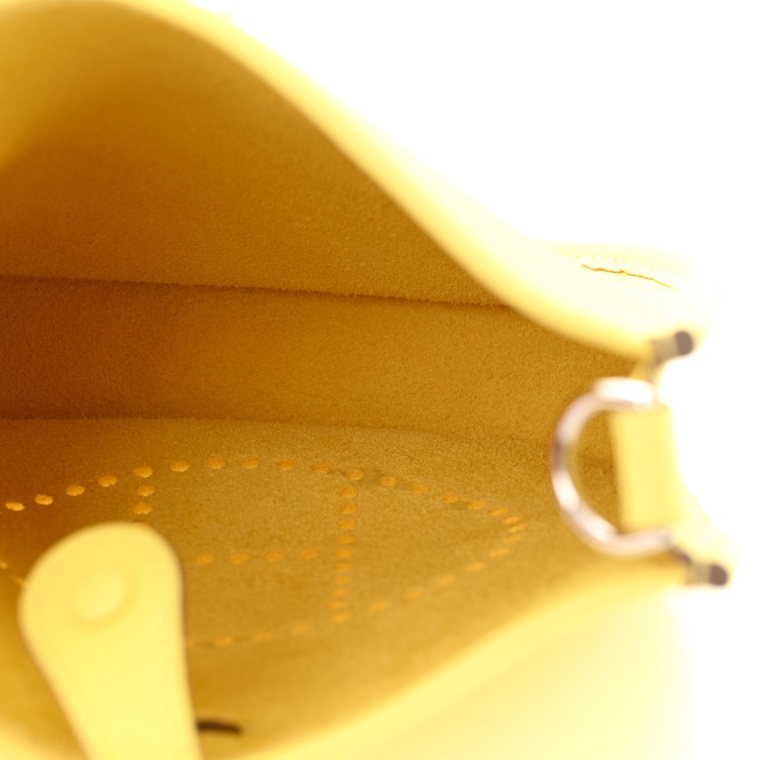 Hermes Taurillon Clemence Evelyne TPM Limoncello 5 of 11