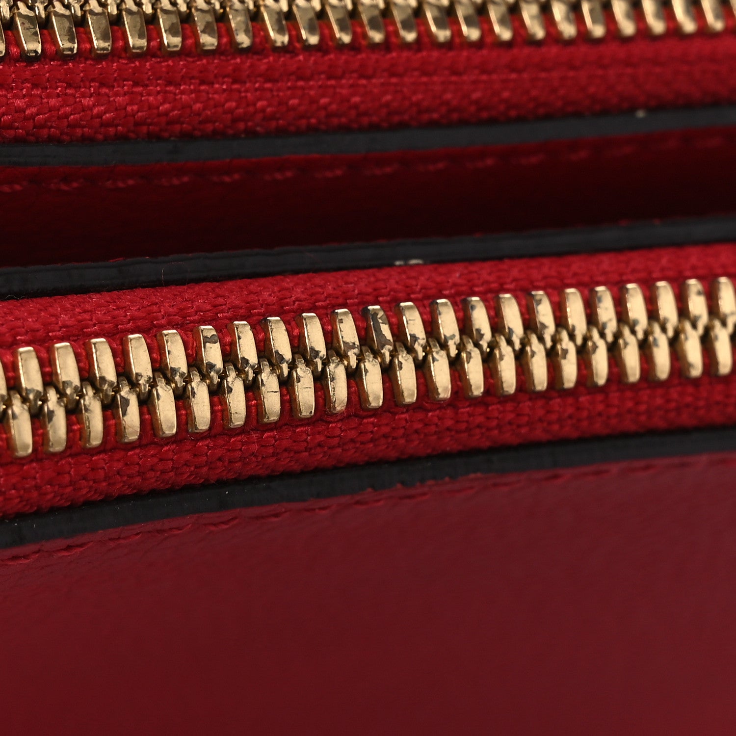 MCM Grained Calfskin Milla Double Crossbody Bag Ruby Red 11 of 12