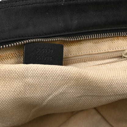 Gucci Monogram Canvas Messenger Bag Black 7 of 12