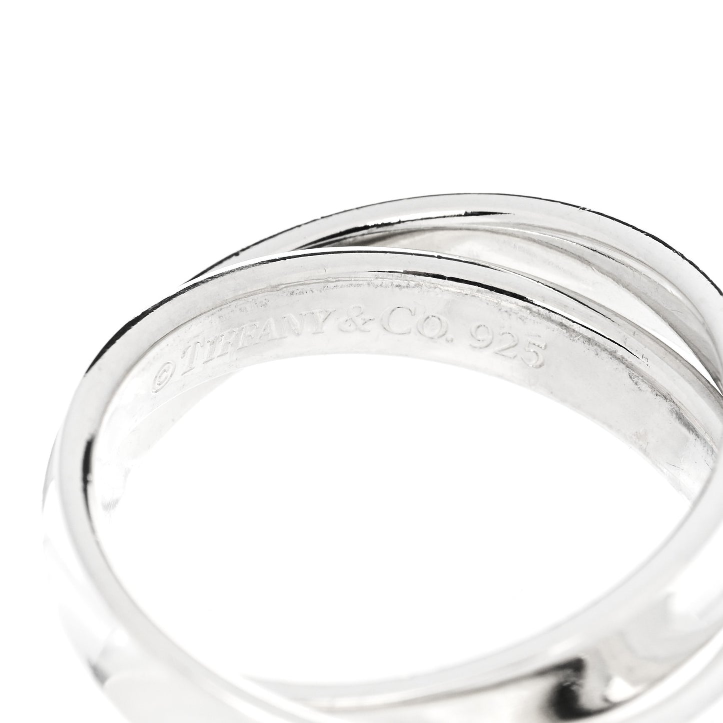 Sterling Silver 1837 Interlocking Circles Ring 51 5.75