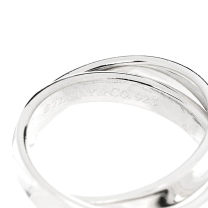 Tiffany Sterling Silver 1837 Interlocking Circles Ring 51 5.75 4 of 5