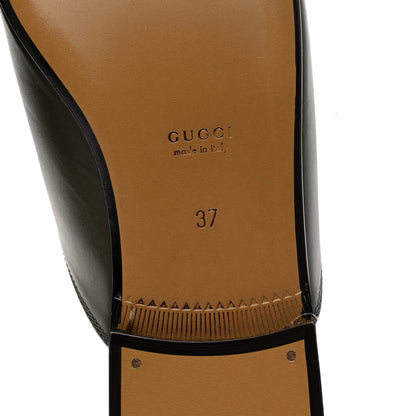 Gucci Calfskin Womens Princetown Slippers 37 Luscious Green 7 of 10