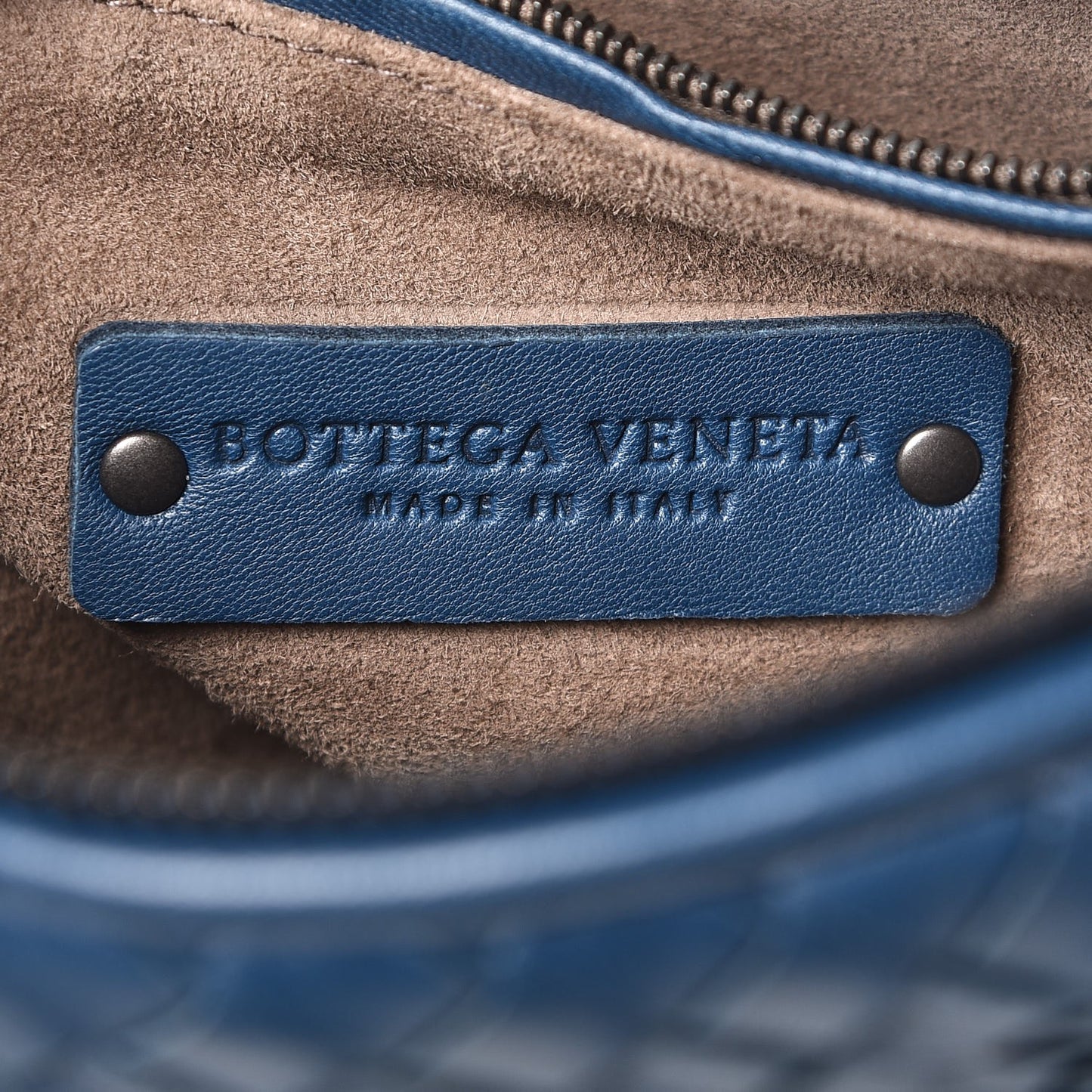 Nappa Intrecciato Pillow Crossbody Messenger Atlantic