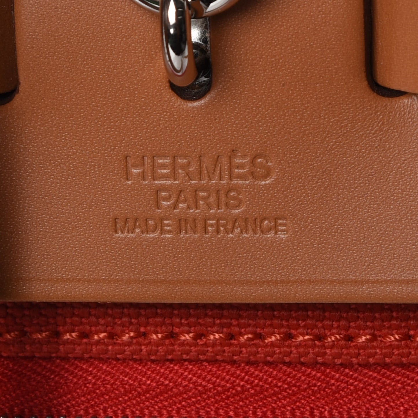 Vache Hunter Toile Herbag Zip 31 PM Rouge Tomate Natural