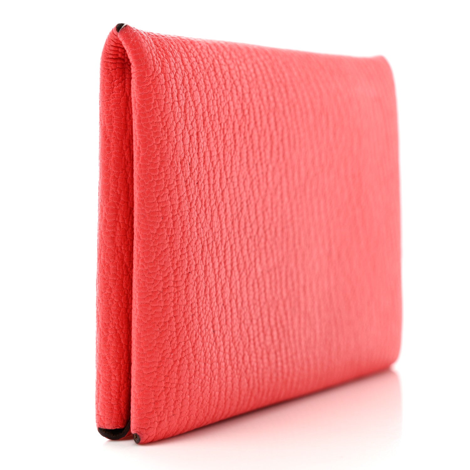 Hermes Chevre Mysore Verso Calvi Card Case Rose Texas Quebracho 3 of 9