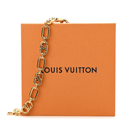 Louis Vuitton Metal My LV Chain Bag Charm Gold 6 of 6