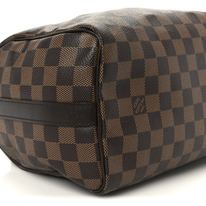 Louis Vuitton Damier Ebene Speedy Bandouliere 25 9 of 11