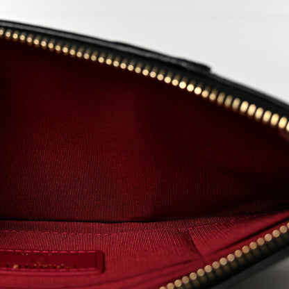Chanel Goatskin Quilted Chanel 19 Flat Wallet Pouch Black 9 of 14