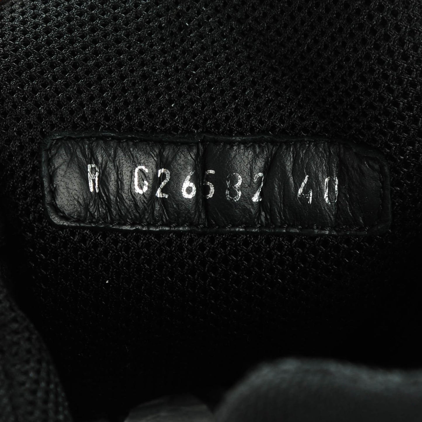 Suede Calfskin CC Sneakers 40 Black
