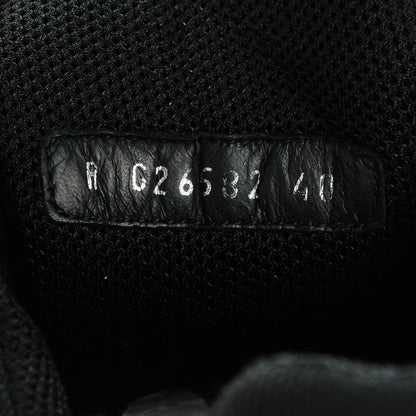 Chanel Suede Calfskin CC Sneakers 40 Black 7 of 8