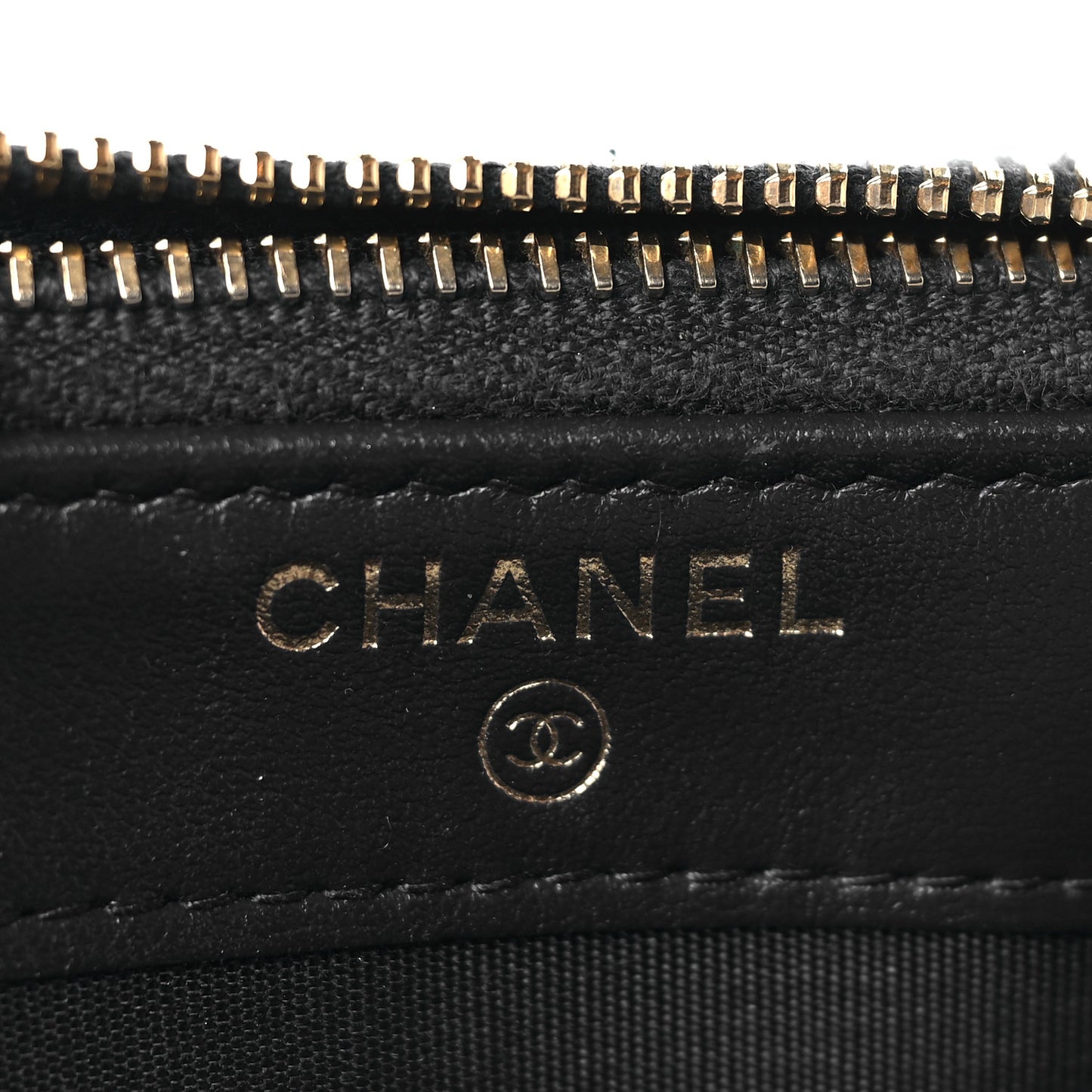 Canvas Small Deauville Clutch With Chain Black
