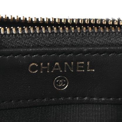 Chanel Canvas Small Deauville Clutch With Chain Black 7 of 10