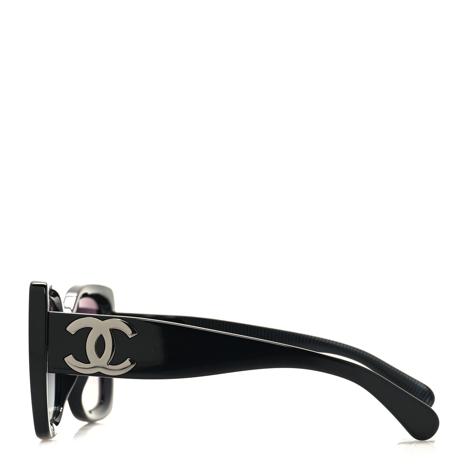 Chanel Square Polarized CC Sunglasses 5494-A Black 3 of 8